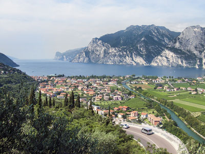 Blick auf Torbole