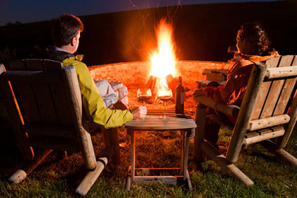 Grillabend beim Campen