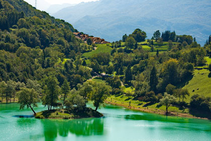 Lago di Tenno - Insel