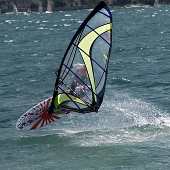 Surfen im Gardasee